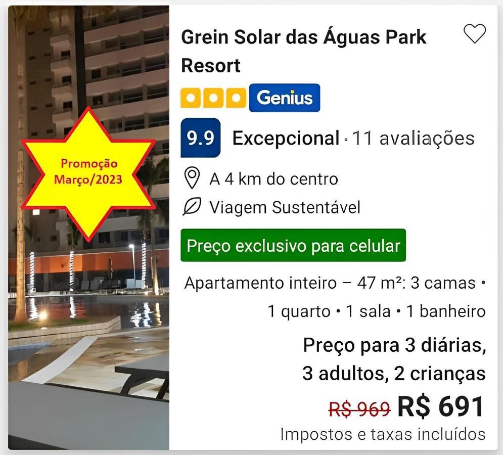 Grein Solar Das Aguas Park Resort Olímpia Eksteriør bilde